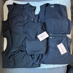 SHEIN -5 black bodysuits NWT/NWOT
